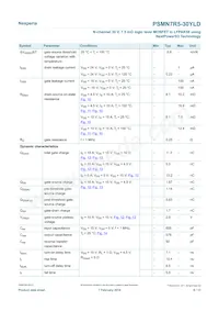 PSMN7R5-30YLDX數據表 頁面 6