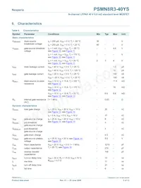 PSMN8R3-40YS Datasheet Page 5