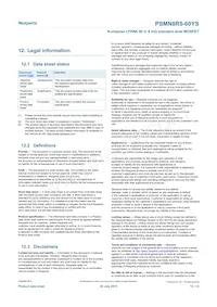 PSMN8R5-60YS Datasheet Page 12