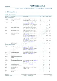 PSMN9R5-30YLC Datasheet Page 6