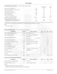 RFP12N10L Datasheet Page 3