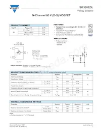 SI1330EDL-T1-E3 Datasheet Cover