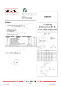 SI2301A-TP Datasheet Copertura