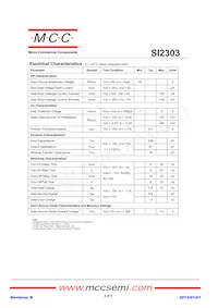 SI2303-TP數據表 頁面 2