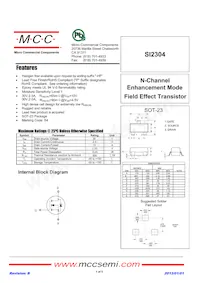 SI2304-TP Datasheet Cover