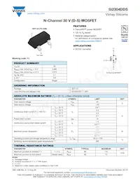 SI2304DDS-T1-GE3 Datasheet Cover