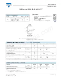 SI2312BDS-T1-E3 Datasheet Copertura