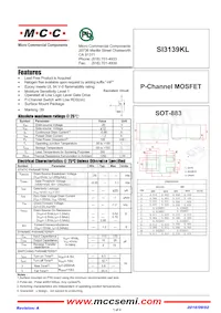 SI3139KL-TP Datasheet Cover