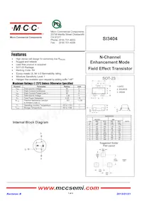 SI3404-TP Datasheet Cover