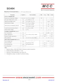 SI3404-TP Datasheet Page 2