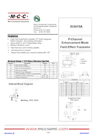 SI3415A-TP Datasheet Copertura