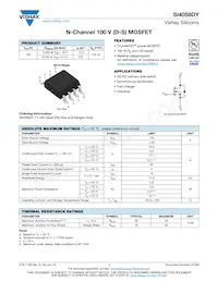 SI4058DY-T1-GE3 Datasheet Copertura