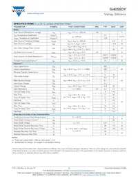 SI4058DY-T1-GE3 Datasheet Pagina 2