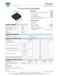 SI4403DDY-T1-GE3 Datenblatt Cover