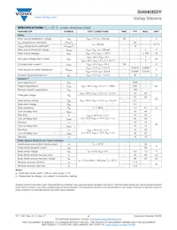 SI4840BDY-T1-E3 Datasheet Page 2