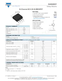 SI4850BDY-T1-GE3 Datasheet Cover