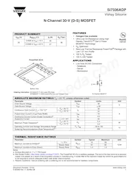 SI7336ADP-T1-E3 Datasheet Cover