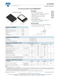 SI7370DP-T1-GE3 Datasheet Cover