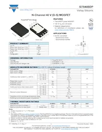 SI7848BDP-T1-GE3 Datasheet Cover