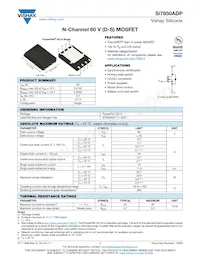 SI7850ADP-T1-GE3 Datasheet Cover