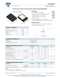SI7850DP-T1-E3 Datasheet Cover