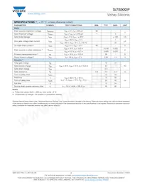 SI7850DP-T1-E3 Datasheet Page 2