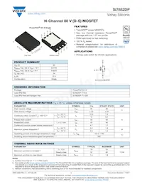SI7852DP-T1-GE3 Datasheet Cover