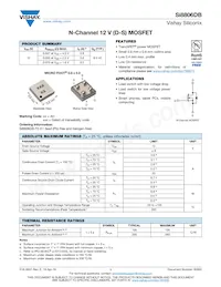 SI8806DB-T2-E1 Datasheet Cover