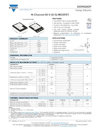 SIDR626DP-T1-GE3 Datasheet Cover