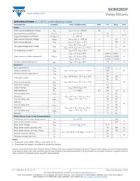 SIDR626DP-T1-GE3 Datasheet Page 2