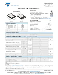 SIDR870ADP-T1-GE3數據表 封面