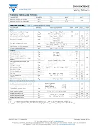 SIHH100N60E-T1-GE3 Datasheet Page 2