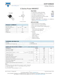 SIHP100N60E-GE3 Datenblatt Cover