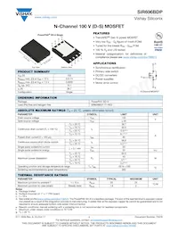 SIR606BDP-T1-RE3 Datasheet Cover