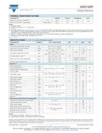 SIRC18DP-T1-GE3 Datasheet Page 2