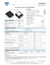 SIS606BDN-T1-GE3 Datasheet Cover