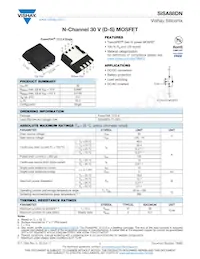 SISA88DN-T1-GE3 Datasheet Cover