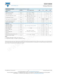 SISH108DN-T1-GE3 Datasheet Page 2
