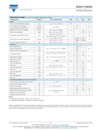 SISH114ADN-T1-GE3 Datasheet Page 2