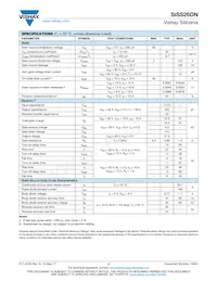 SISS26DN-T1-GE3 Datasheet Page 2