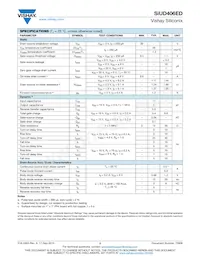 SIUD406ED-T1-GE3 Datasheet Page 2