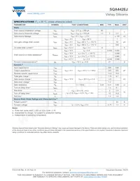 SQA442EJ-T1_GE3 Datasheet Page 2