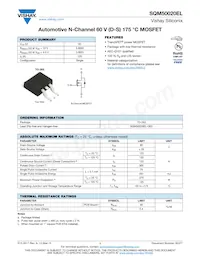 SQM50020EL_GE3 Datasheet Cover