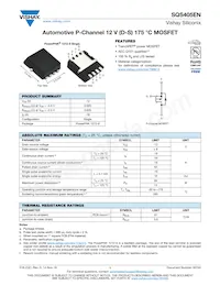 SQS405EN-T1_GE3 Datasheet Cover