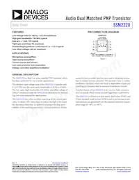 SSM2220SZ-REEL Datasheet Copertura