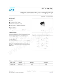 STD830CP40 Datasheet Cover