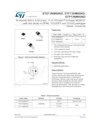 STP13NM60ND Datasheet Cover