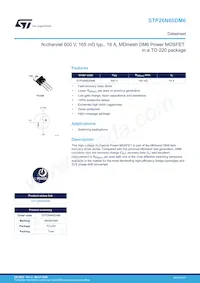 STP26N60DM6 Datasheet Cover