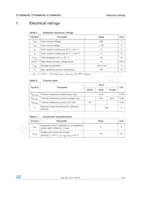 STU8NM50N Datasheet Page 3