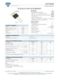 SUP70030E-GE3 Datasheet Copertura